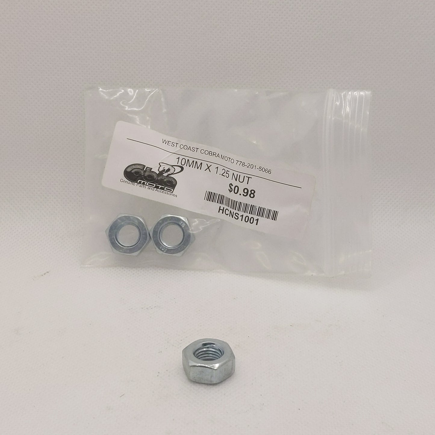 HCNS1001 - 10MM X 1.25 NUT