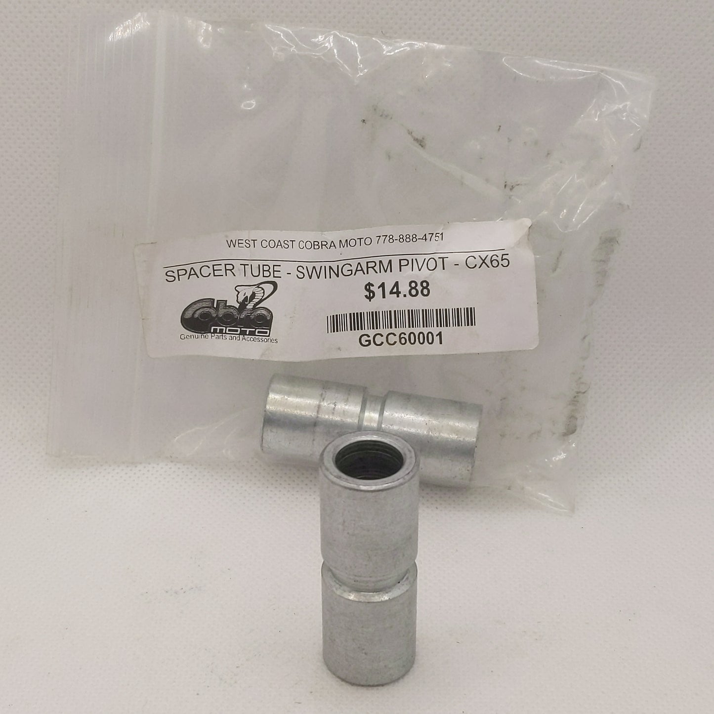 GCC60001 SPACER TUBE - SWINGARM PIVOT - CX65