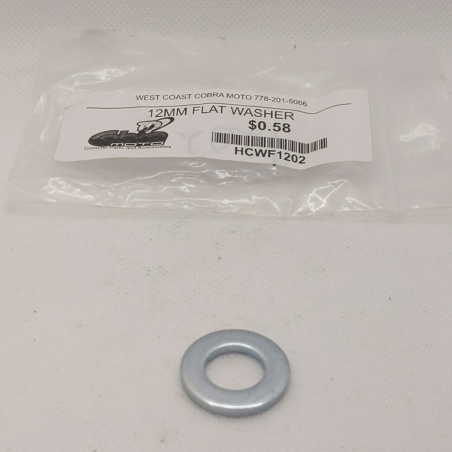 HCWF1202	12MM FLAT WASHER