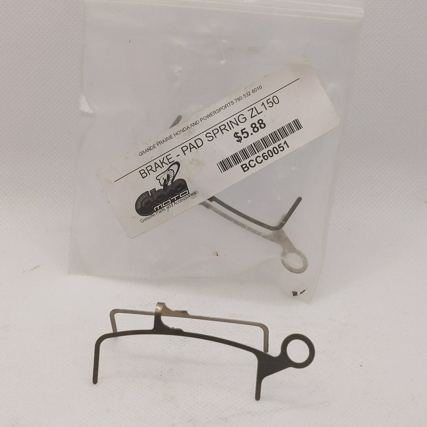 BCC60051 BREAK PAD SPRING - ZL150