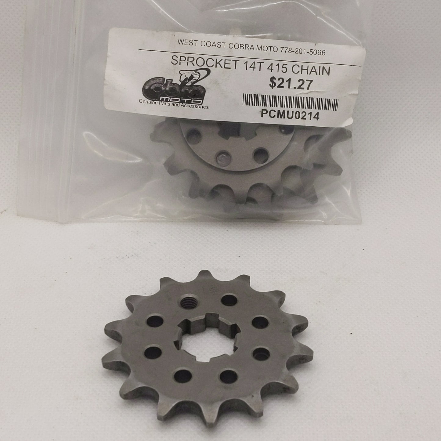 PCMU0214 - SPROCKET 14T 415 CHAIN