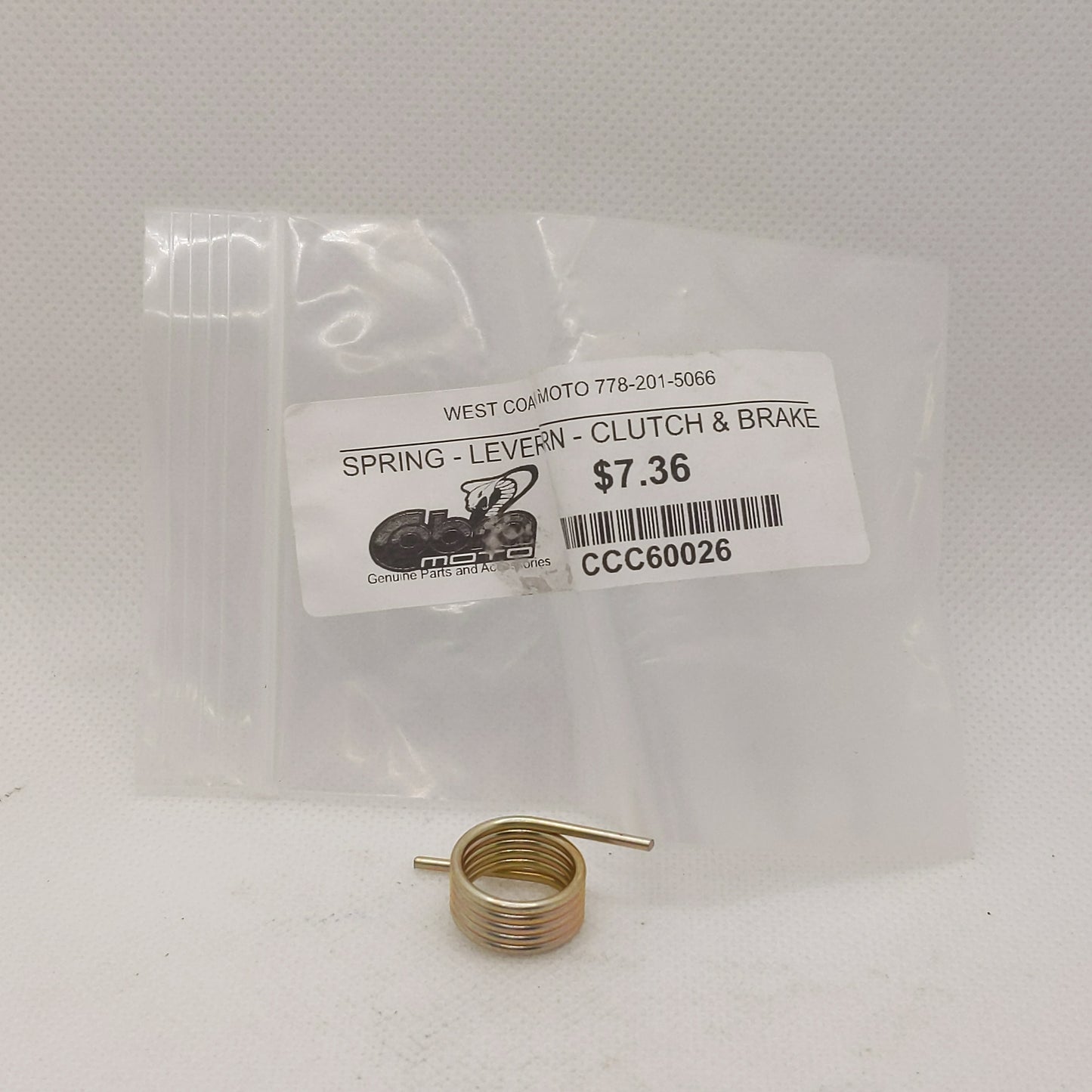 CCC60026 SPRING LEVER RETURN - CLUTCH & BREAK