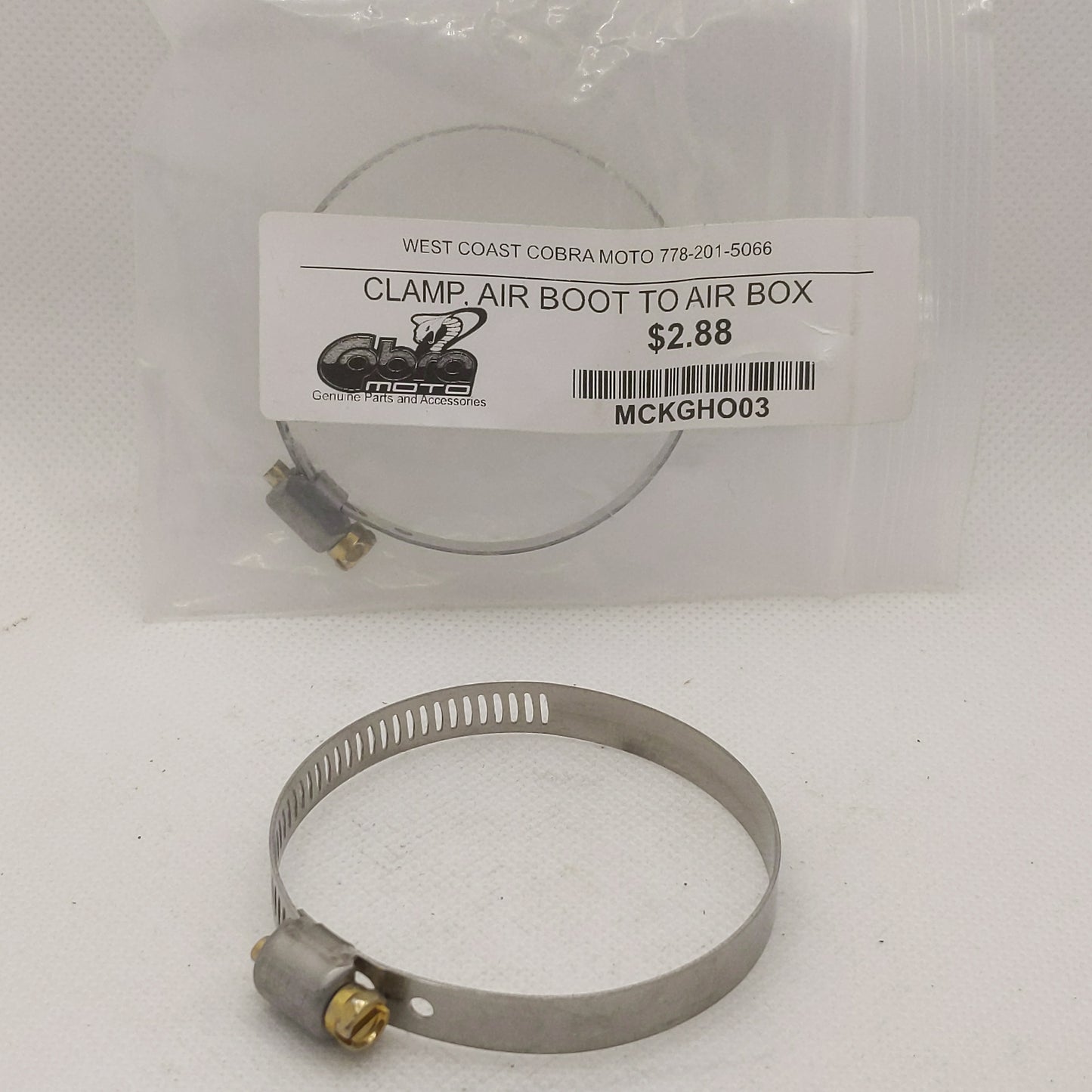 MCKGHO03 CLAMP AIR BOOT TO AIR BOX