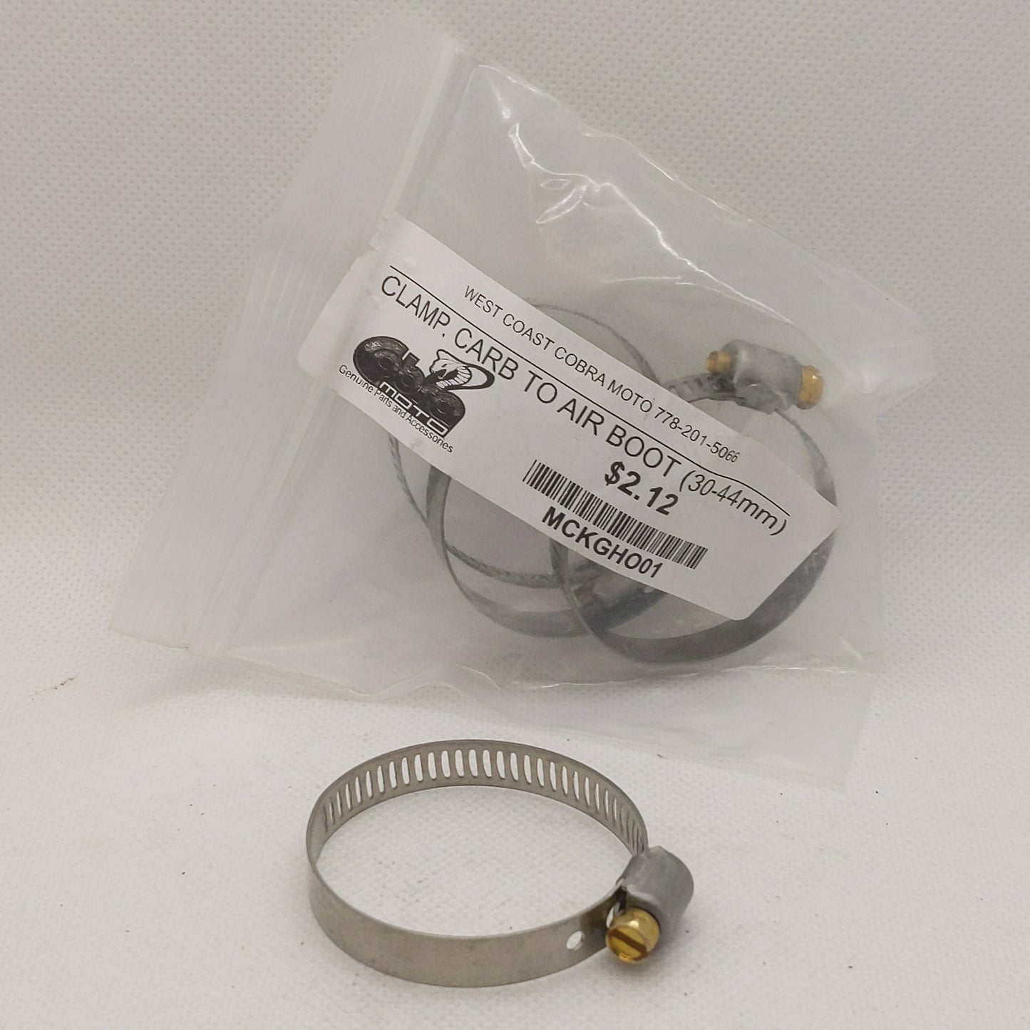 MCKGHO01 CLAMP CARB TO AIR BOOT (30-44MM)