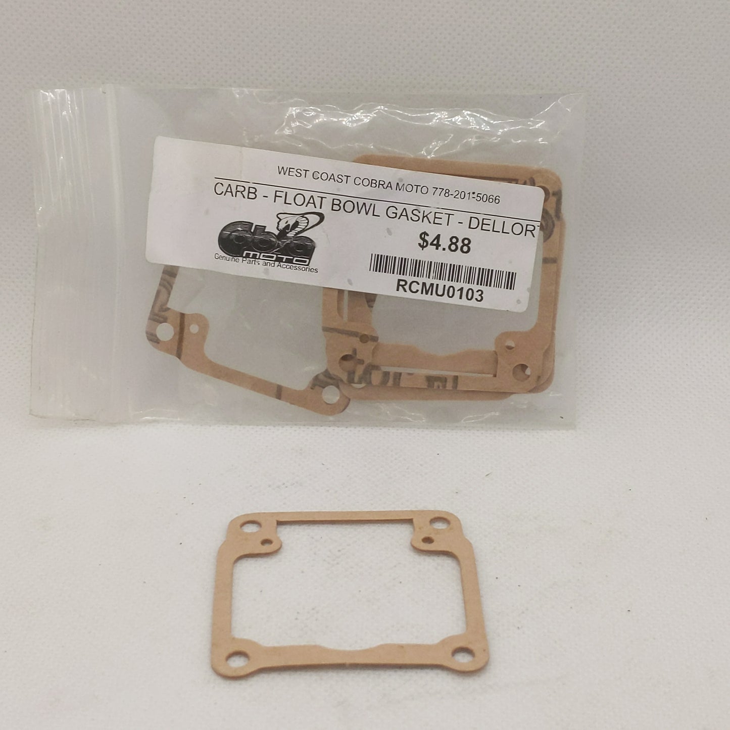 RCMU0103 CARB - FLOAT BOWL GASKET - DELLORTO