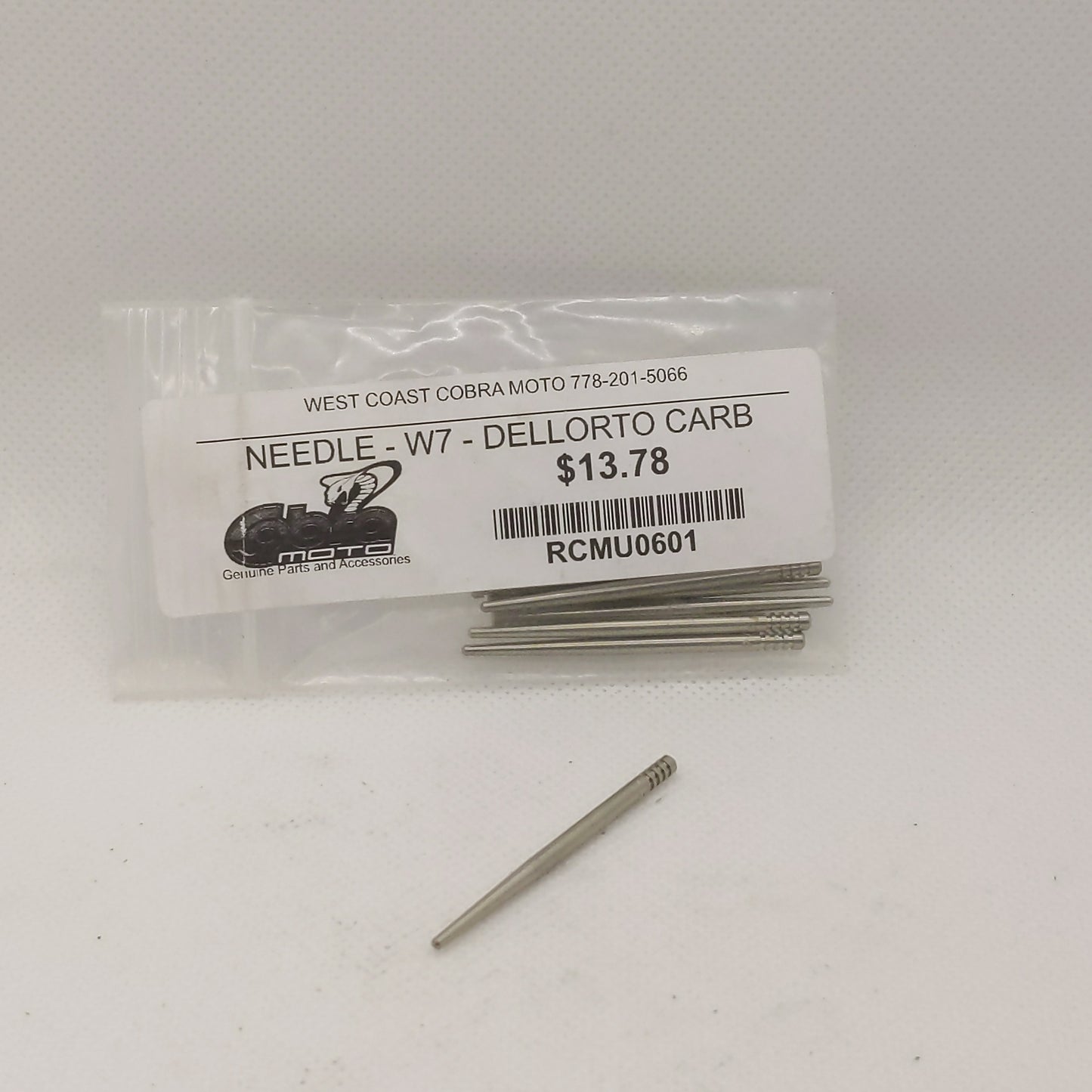 RCMU0601 NEEDLE - W7- DELLORTO CARB