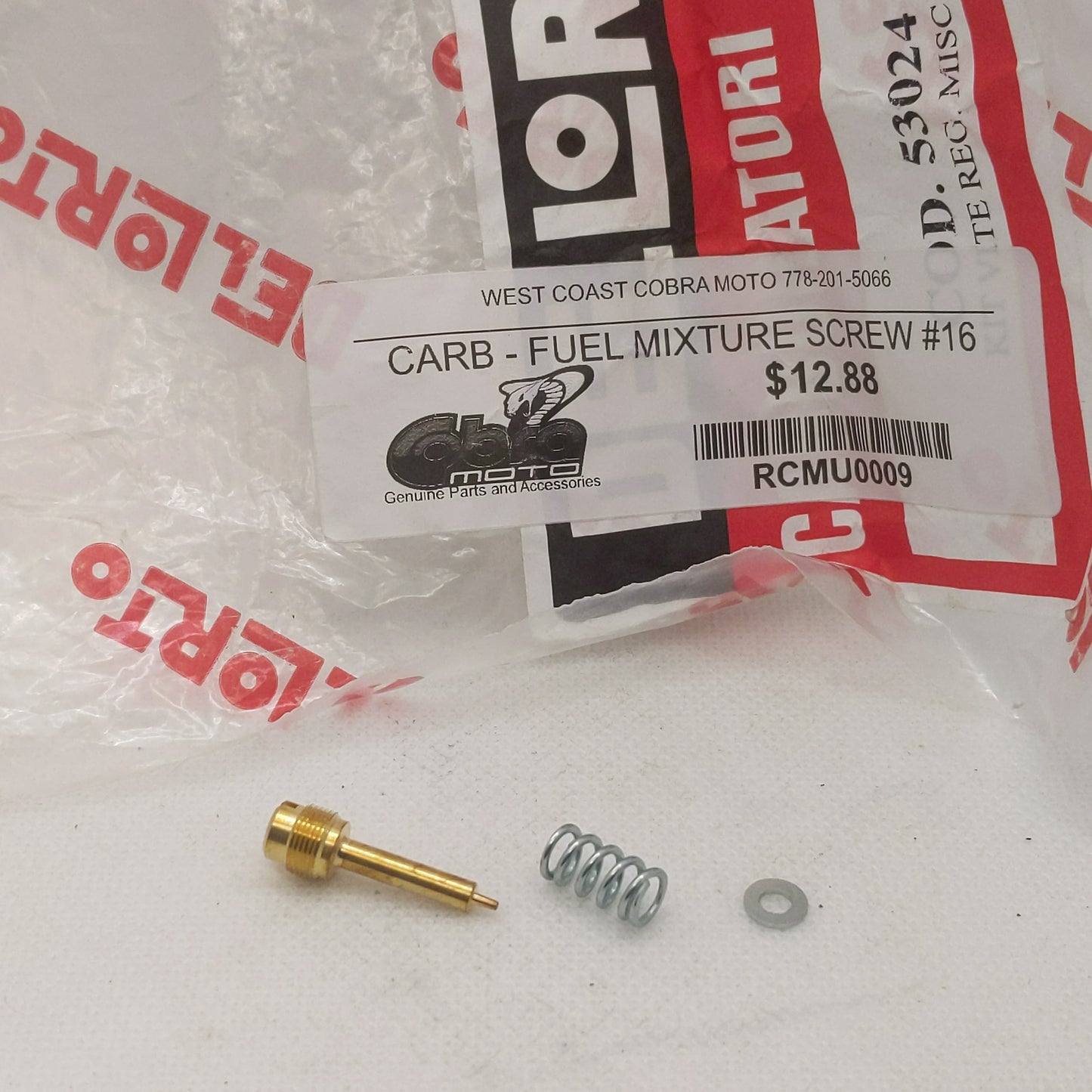 RCMU0009M FUEL MIXTURE SCREW #16