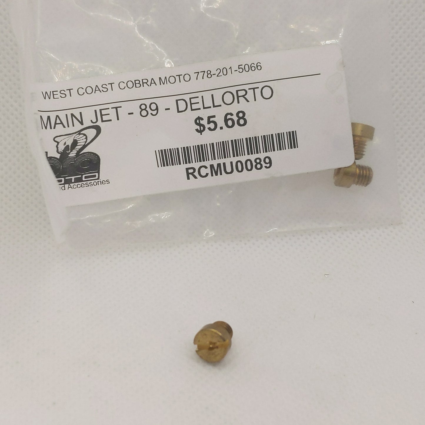 RCMU0089 MAIN JET 89 DELLORTO
