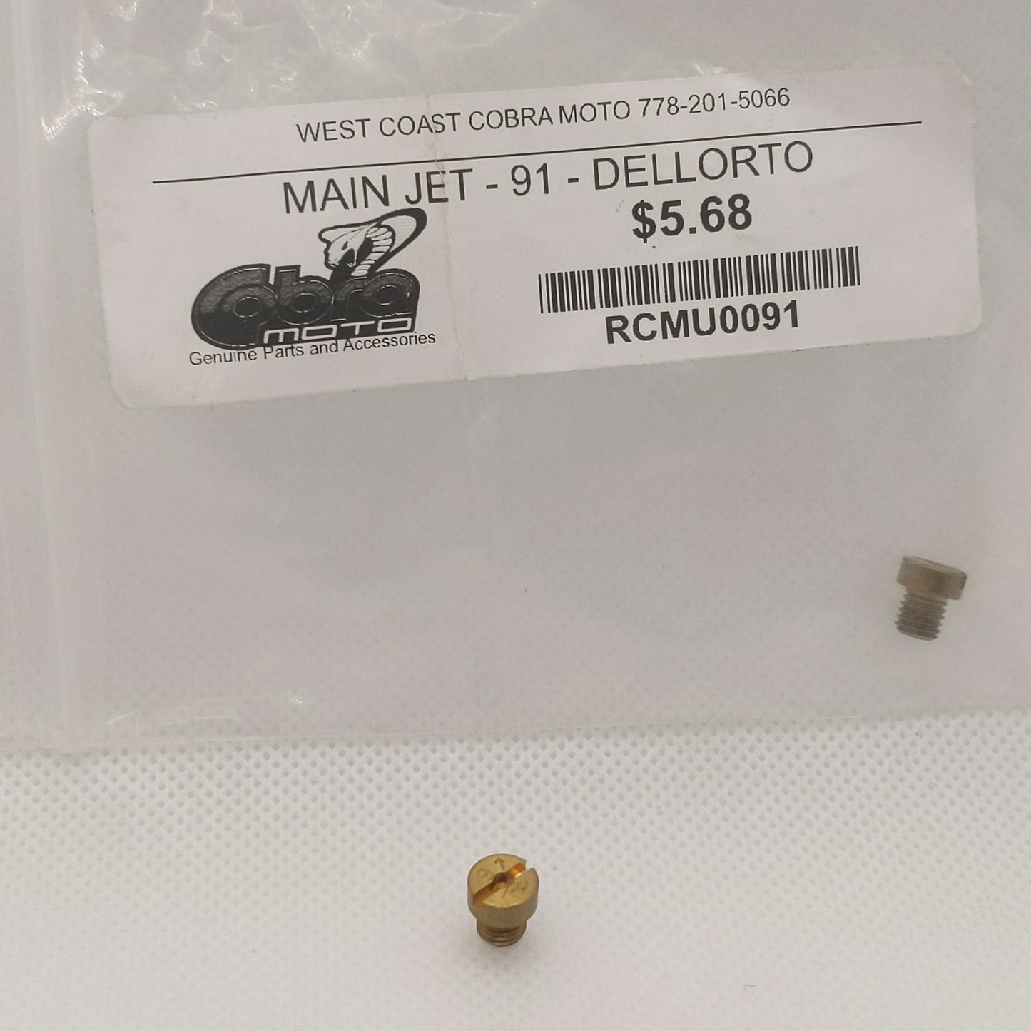 RCMU0091 - MAIN JET - DELLORTO