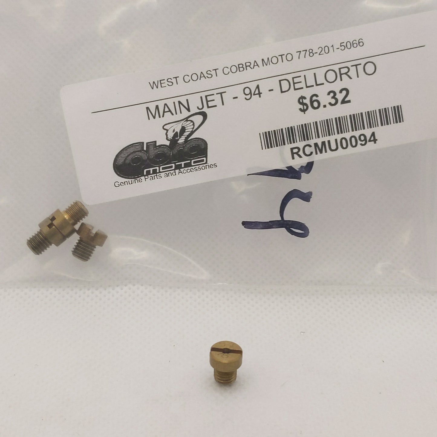RCMU0094 MAIN JET 94 DELLORTO
