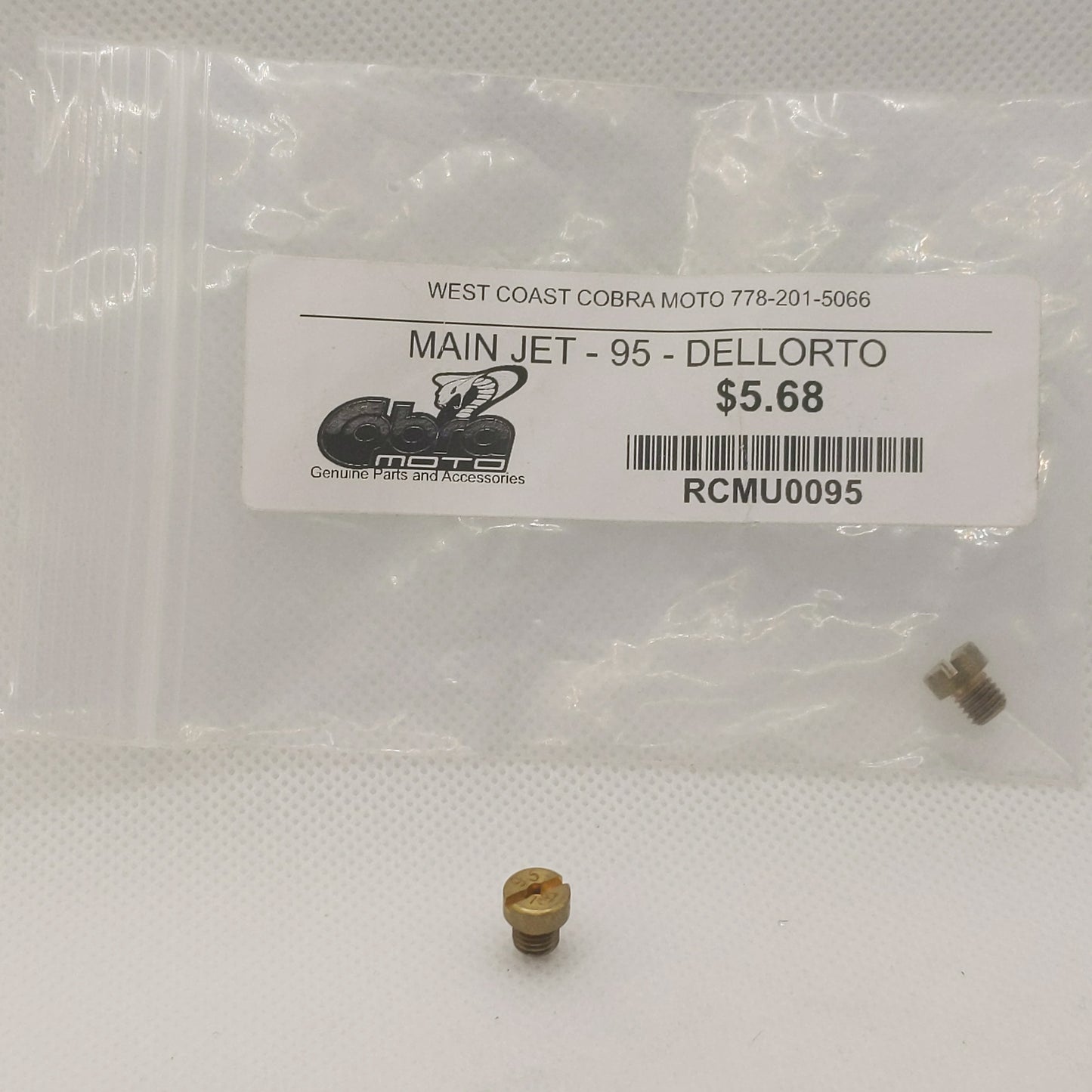 RCMU0095 MAIN JET 95 DELLORTO