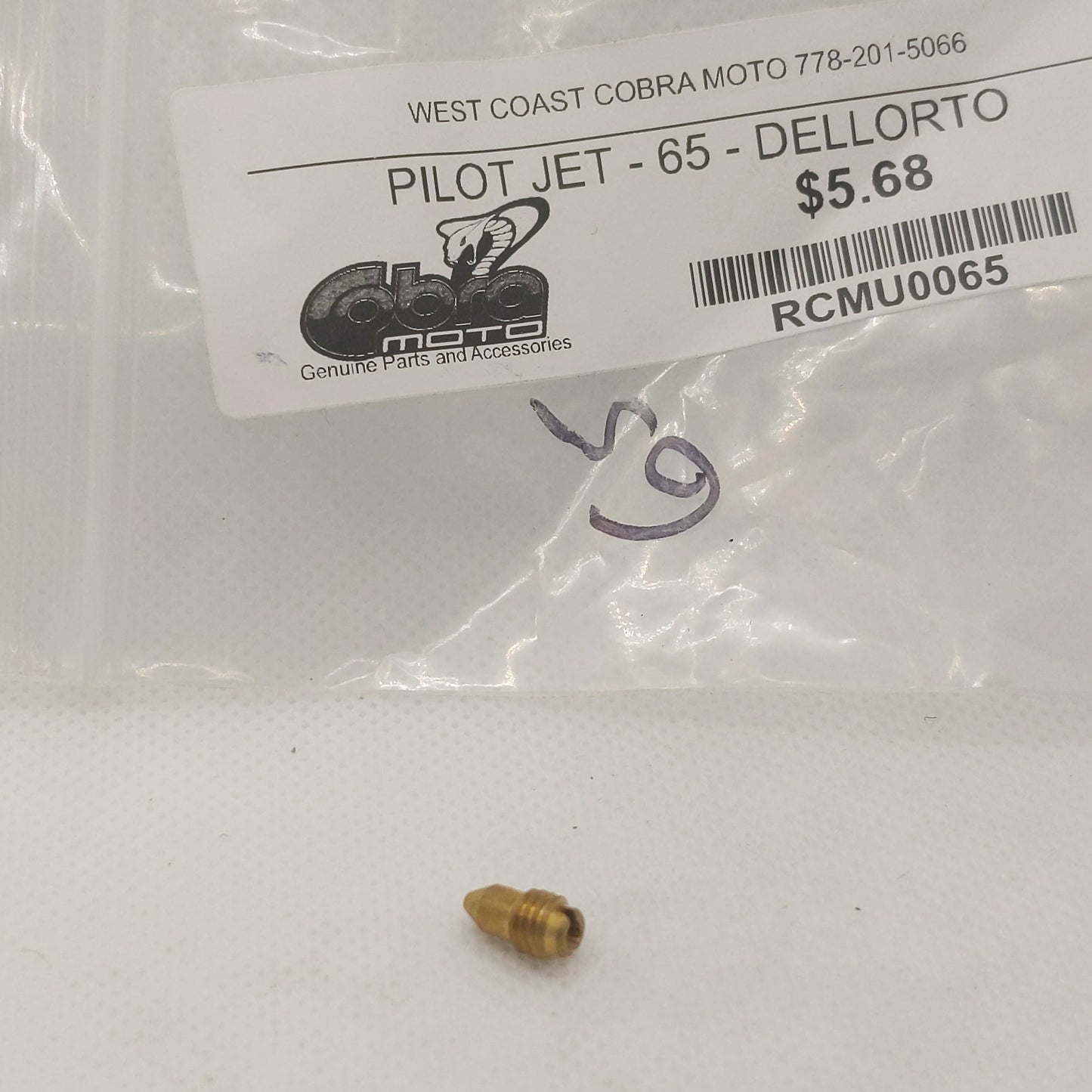 RCMU0065 PILOT JET 65 DELLORTO