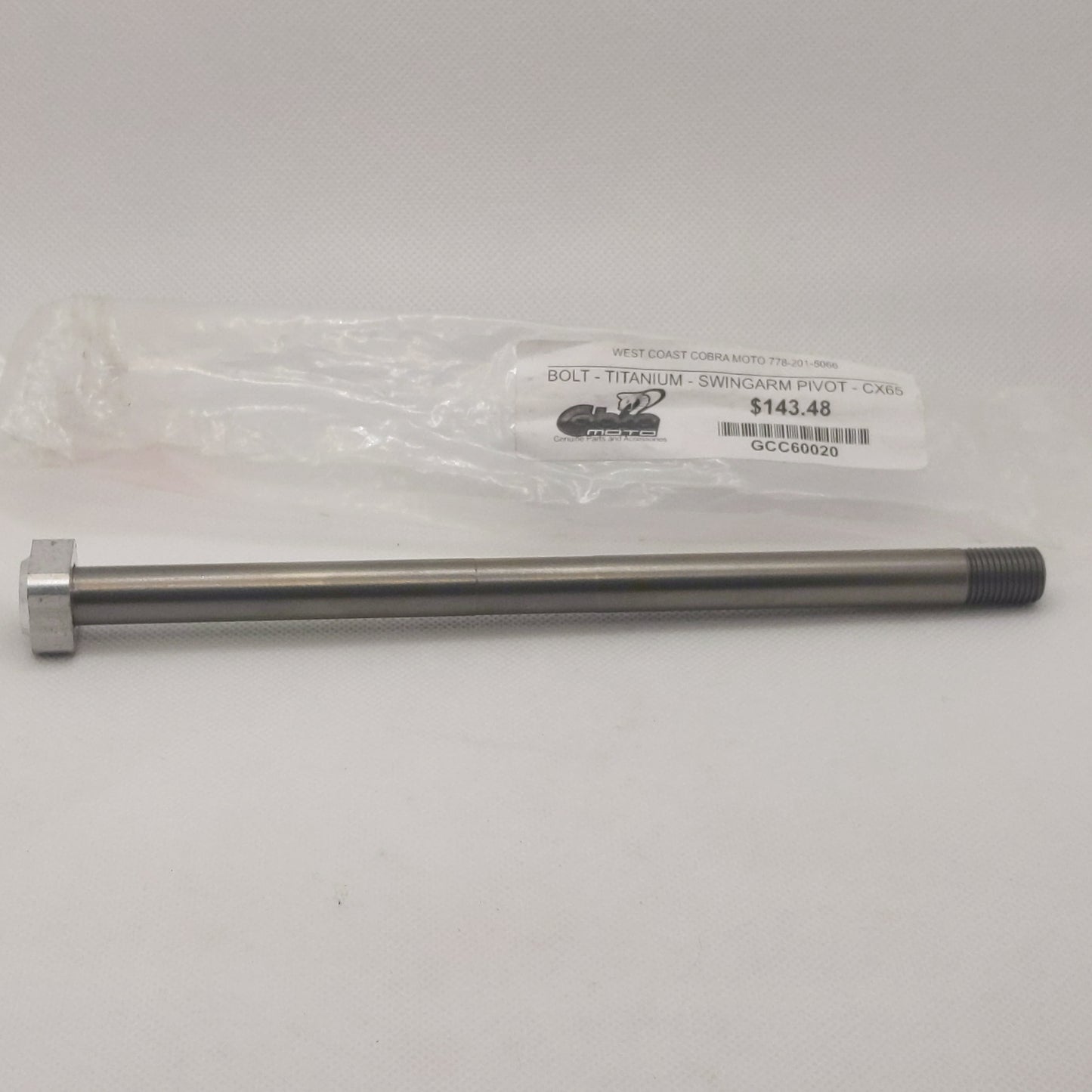 GCC60020 BOLT - TITANIUM - SWINGARM PIVOT - CX65
