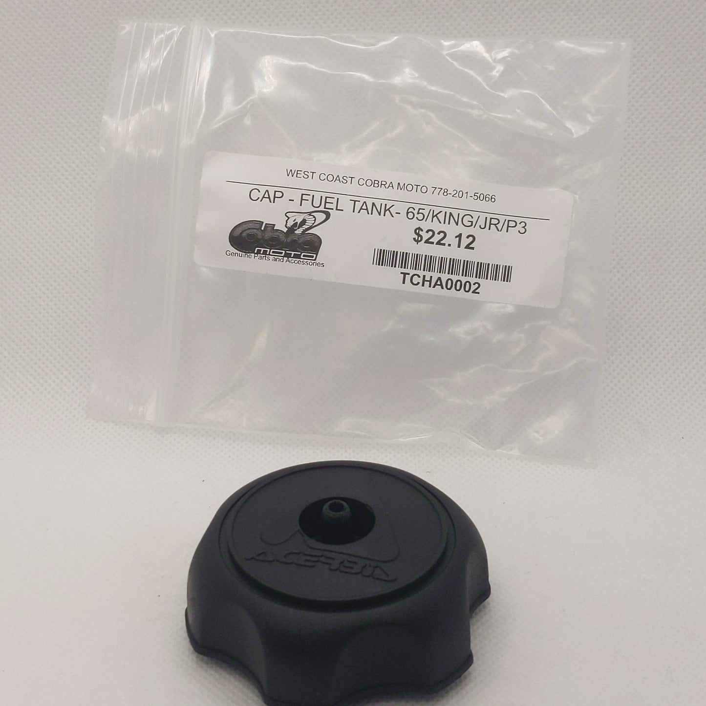 TCHA0002 - FUEL TANK CAP - 65/KING/JR/P3