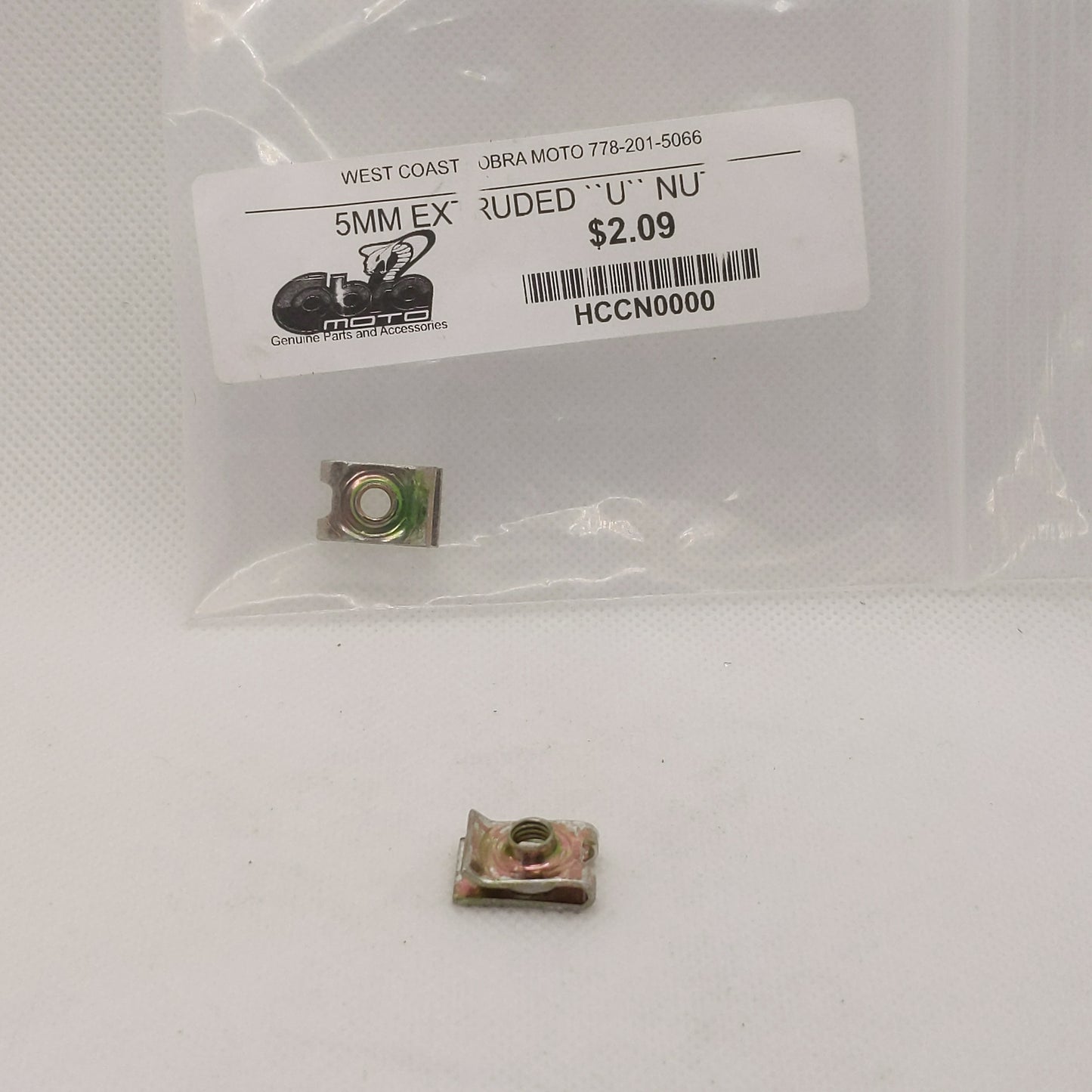 HCCN0000 - 5MM Extruded U Nut