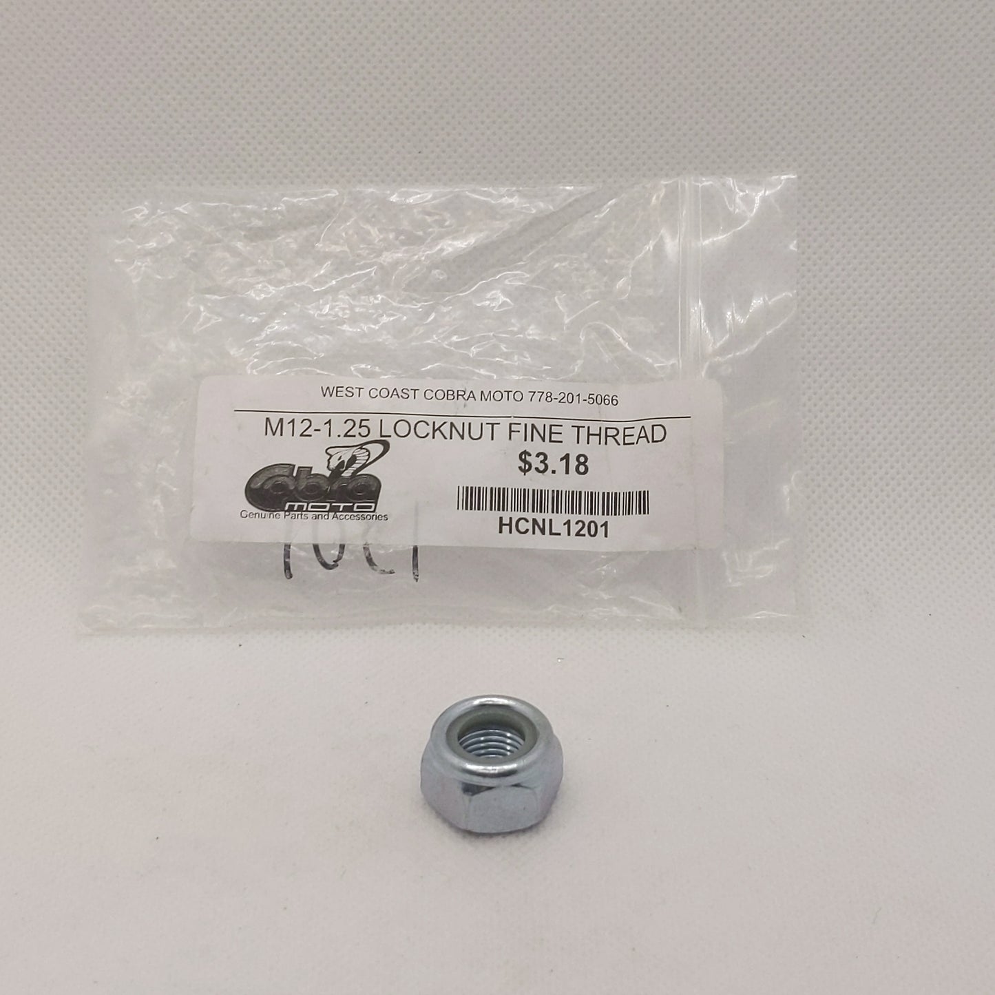 HCNL1201	M12-1.25 LOCKNUT FINE THREAD