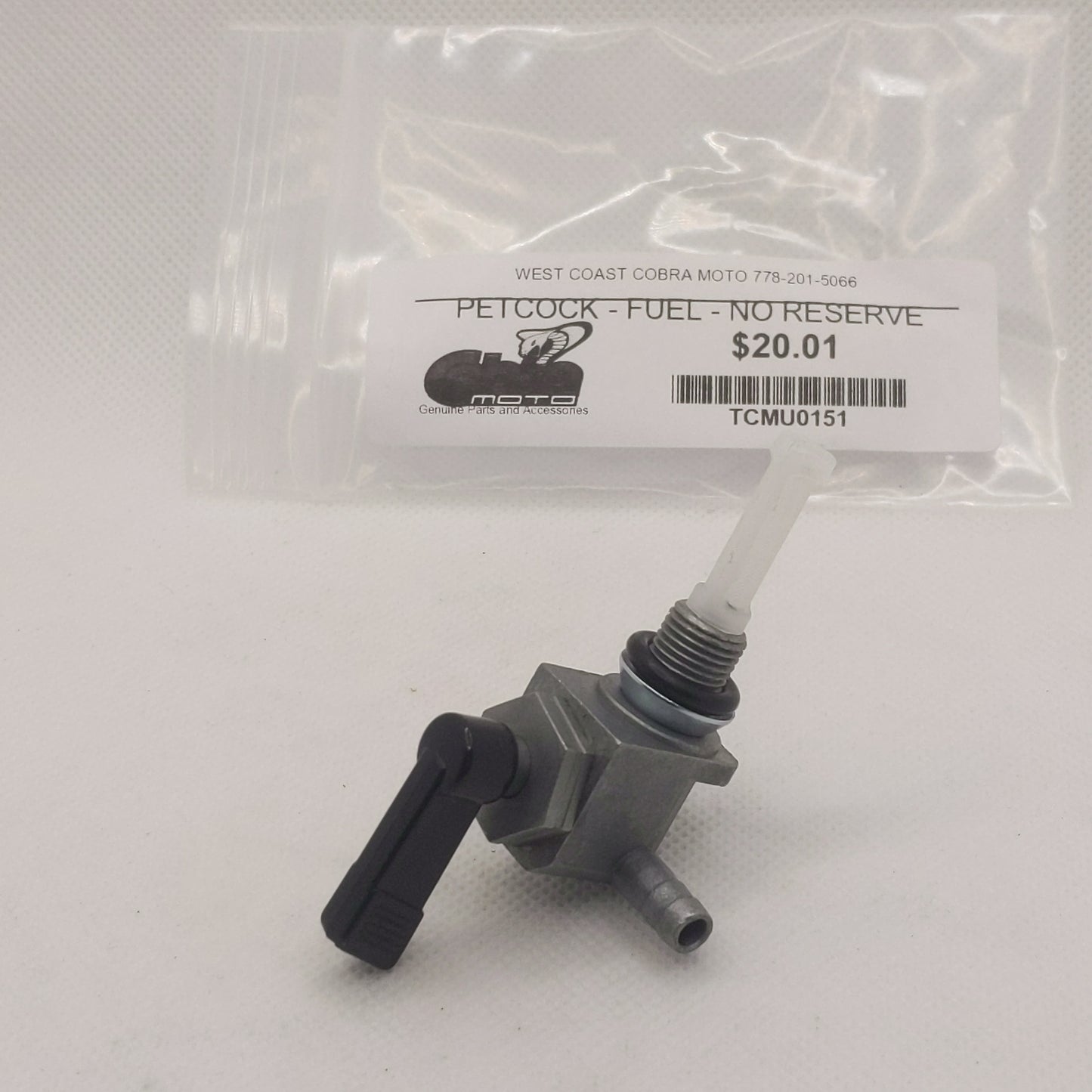 TCMU0151 PETCOCK - FUEL - NO RESERVE