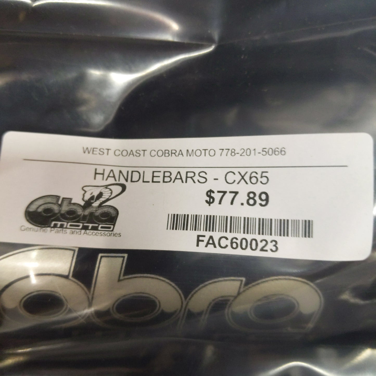 FAC60023 Handlebars- CX65