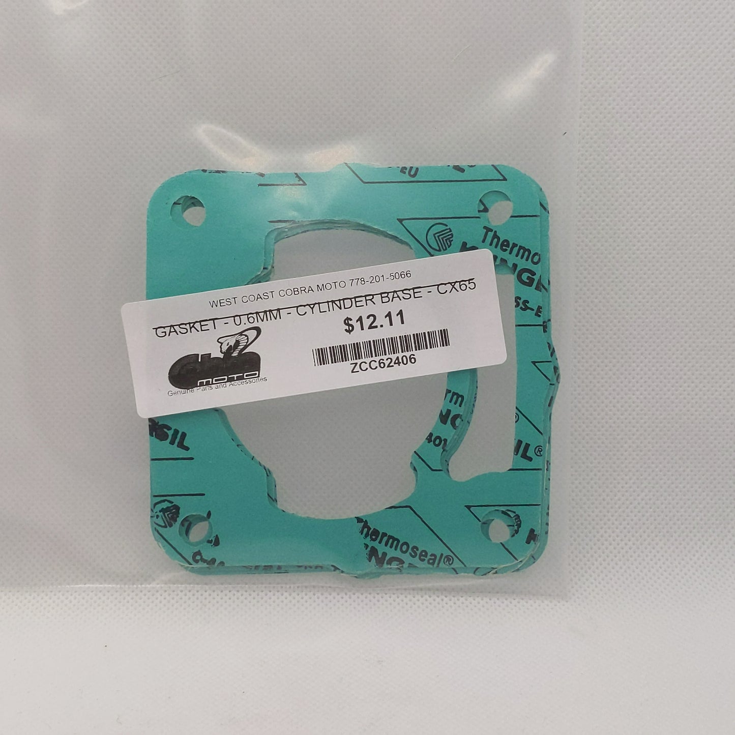 ZCC62406 Gasket 0.6 mm cylinder base CX65 2024