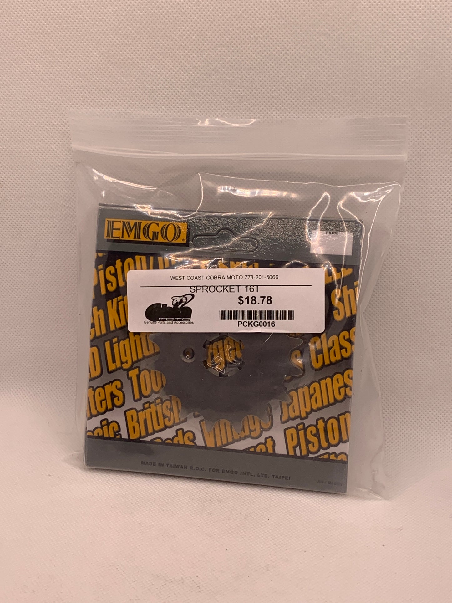 PCKG0016 SPROCKET 16T