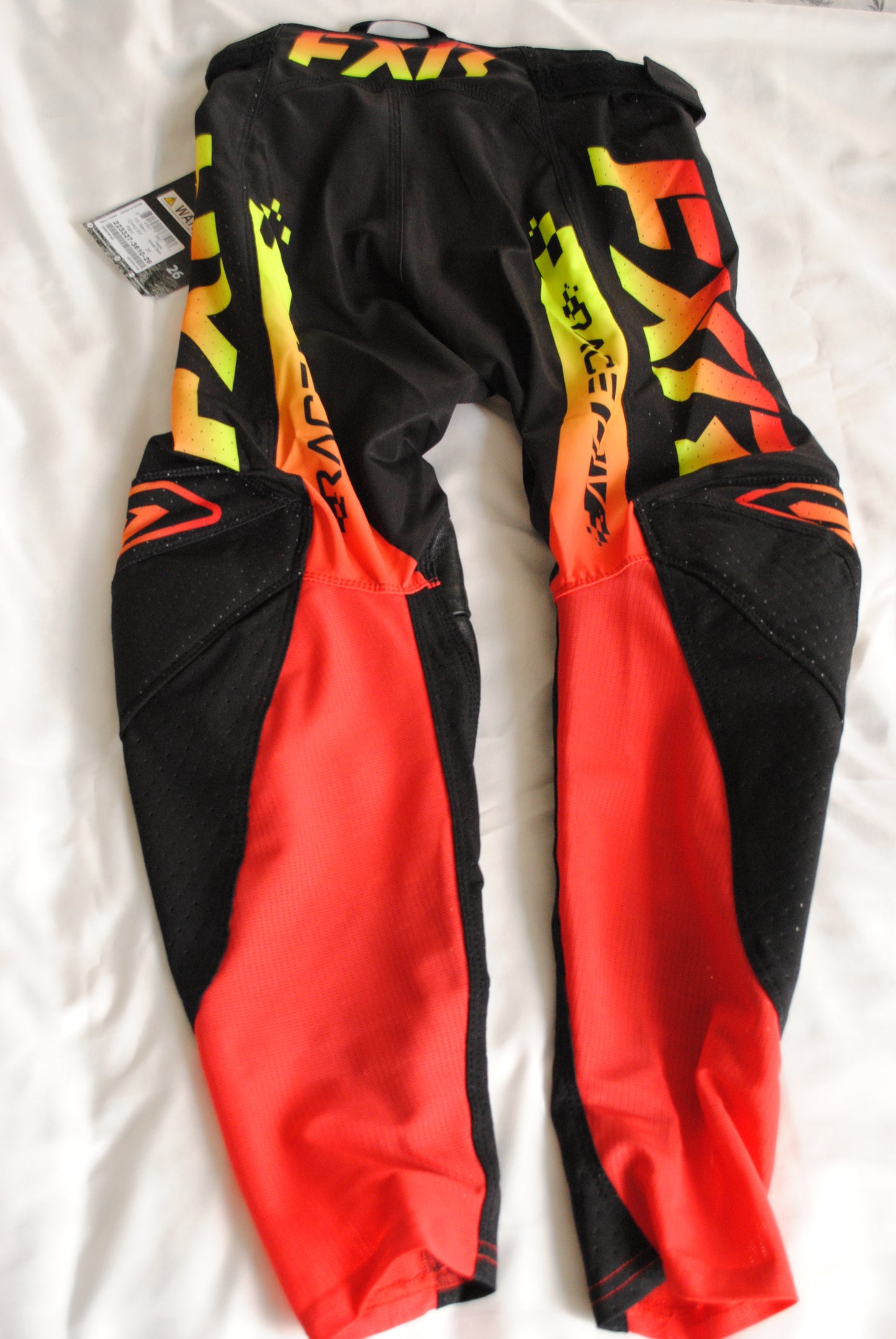 FXR Youth Revo Jersey(L) & Pants Set(26) - TEQUILLA SUNSET/BLACK