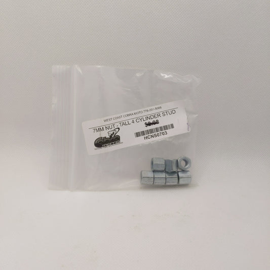 7mm Nut Tall 4 cylinder stud HCNS0703