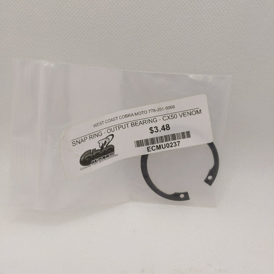 ECMU0237 SNAP RING - OUTPUT BEARING - CX50 VENOM