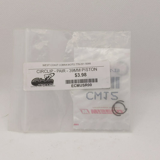ECMUSR00 CIRCLIP - Pair -39mm Piston