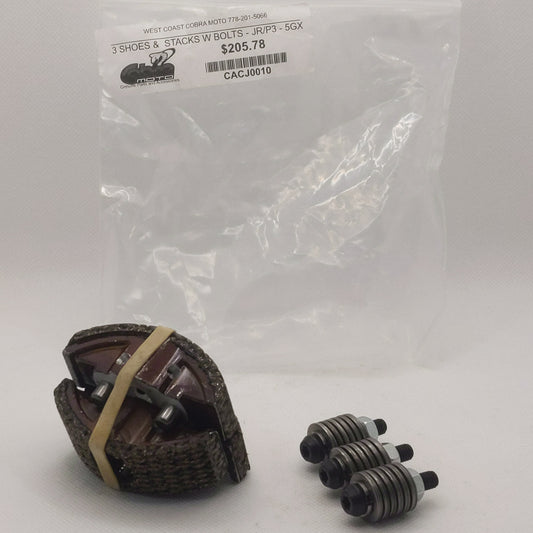 CACJ0010 - 3 SHOES & STACKS W BOLTS - JR/P3 - 5GX