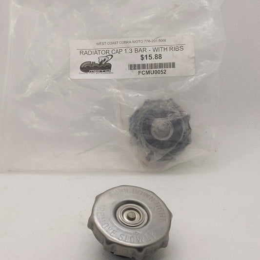 FCMU0052 Radiator Cap 1.3 Bar with Ribs