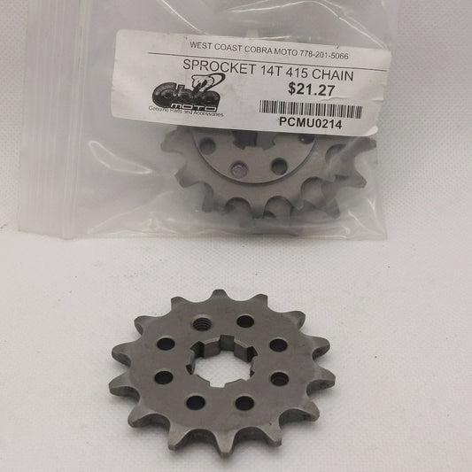 PCMU0214 - SPROCKET 14T 415 CHAIN