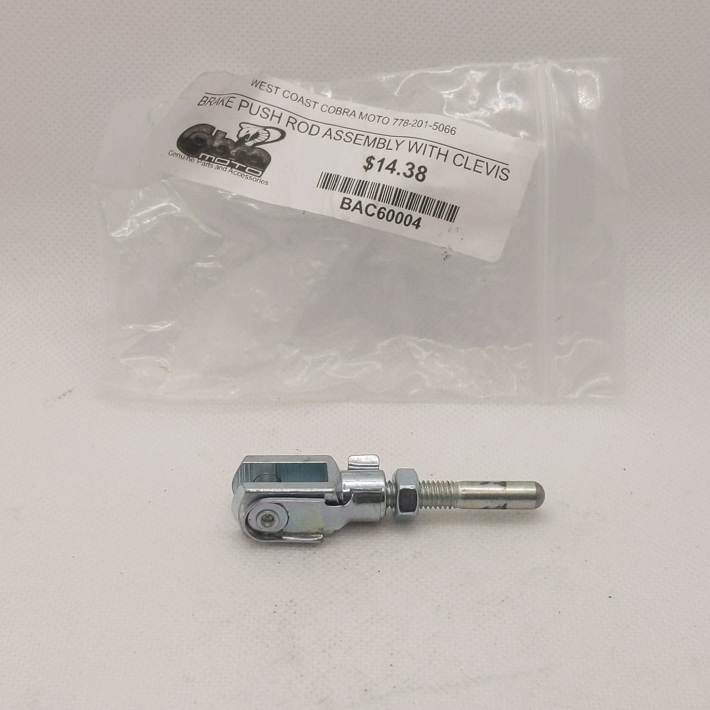 BAC60004	BRAKE PUSH ROD ASSEMBLY WITH CLEVIS