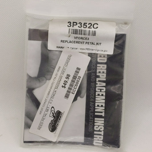 ECCS0030 REED PETAL SET- 0.3 THICK TASSINARI 50CC