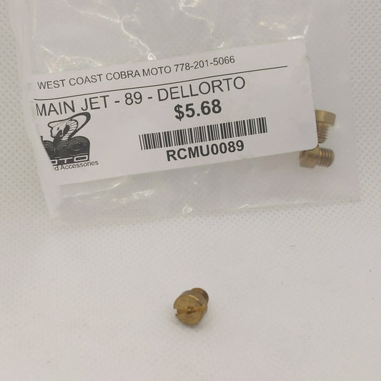 RCMU0089 MAIN JET 89 DELLORTO