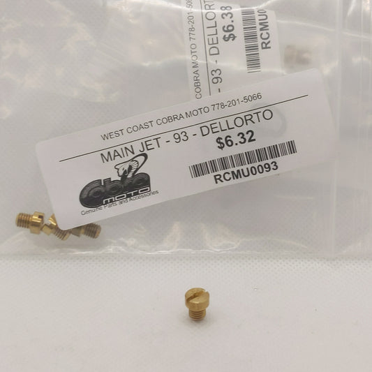 RCMU0093	MAIN JET - 93 - DELLORTO