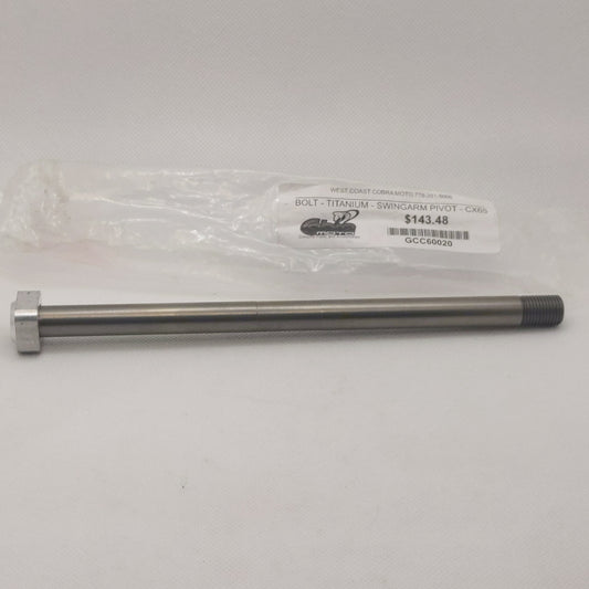 GCC60020 BOLT - TITANIUM - SWINGARM PIVOT - CX65