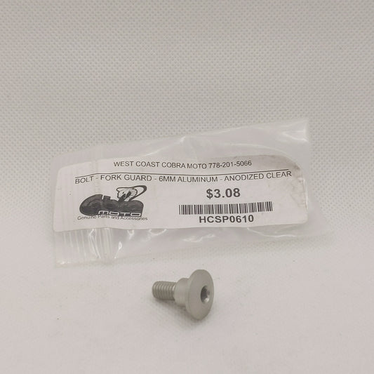 HCSP0610 - BOLT - FORK GUARD - 6mm - ALUMINUM