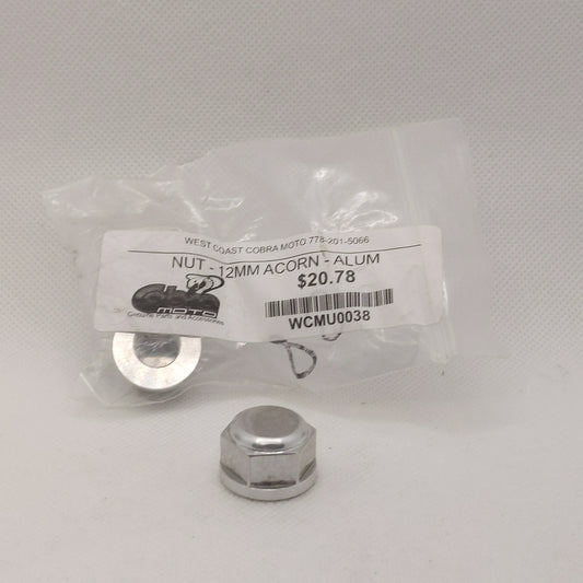 WCMU0038 NUT - 12MM ACORN - ALUM