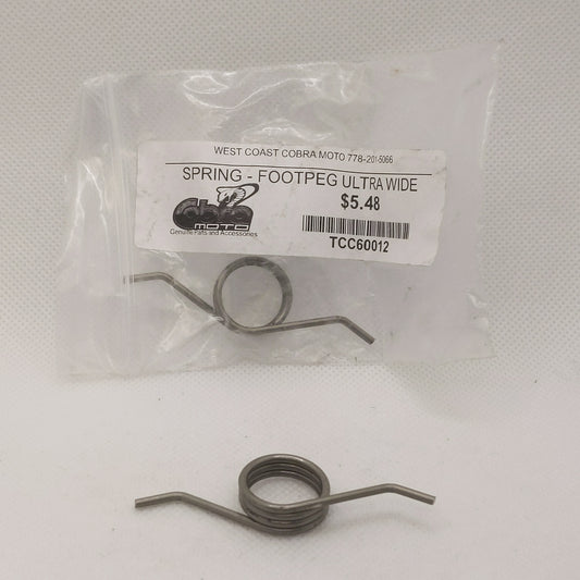 TCC60012	SPRING - FOOTPEG ULTRA WIDE