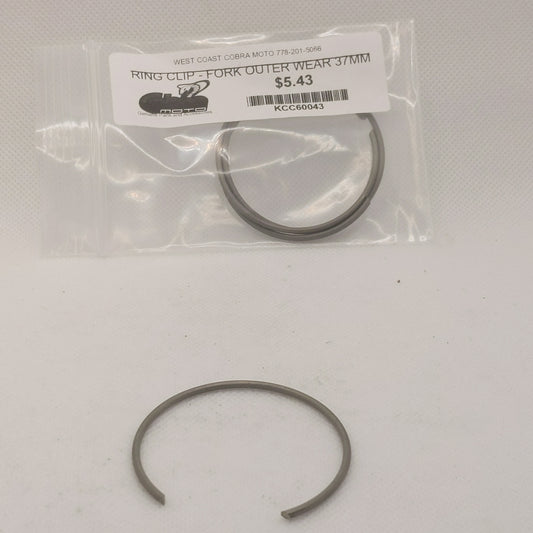 KCC60043 FRONT SHOCK outer RING CLIP 37mm