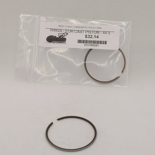 ECC60221 CX65 RINGS - CAST PISTON 44.5