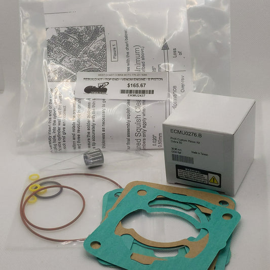 EKMU2437 REBUILD KIT Top end VENOM engine B piston