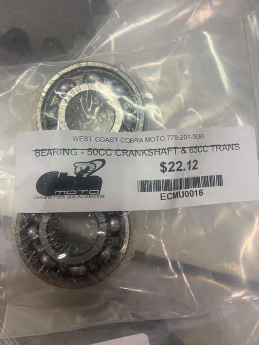 ECMU0016 BEARING - 50CC CRANKSHAFT & 65CC TRANS