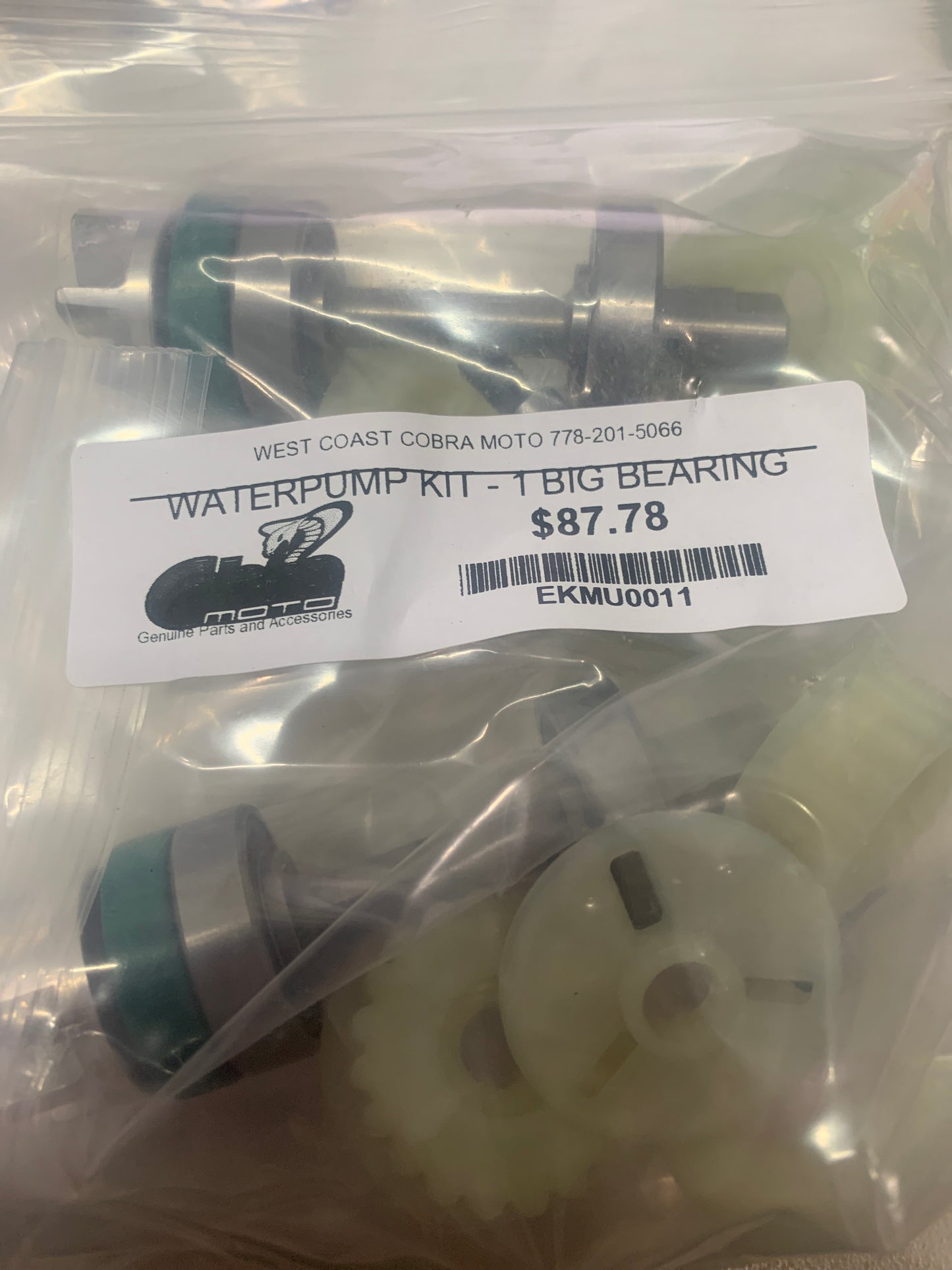 EKMU0011 Waterpump Kit 1 Big Bearing